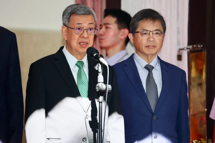 陳建仁今早公開向社會大眾致歉。彭欣偉攝