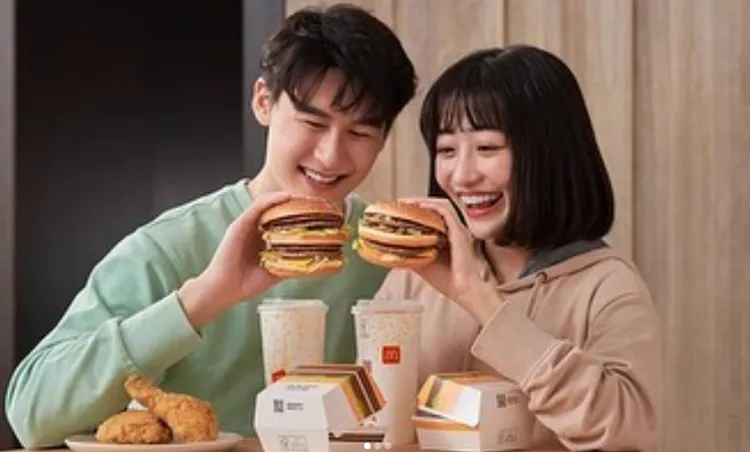 兩人因合作麥當勞平面廣告，進而熟識，陳男就開始約她出遊。翻攝畫面