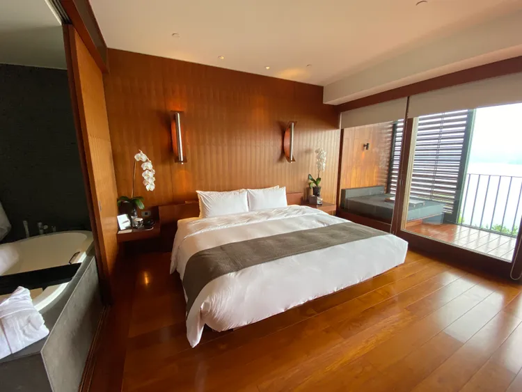 涵碧樓共98間房全部都面湖。陳怡文攝