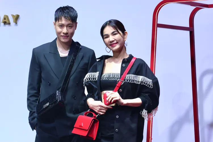 Ella與周湯豪現身ROBINMAY秋季新品發布。林林攝