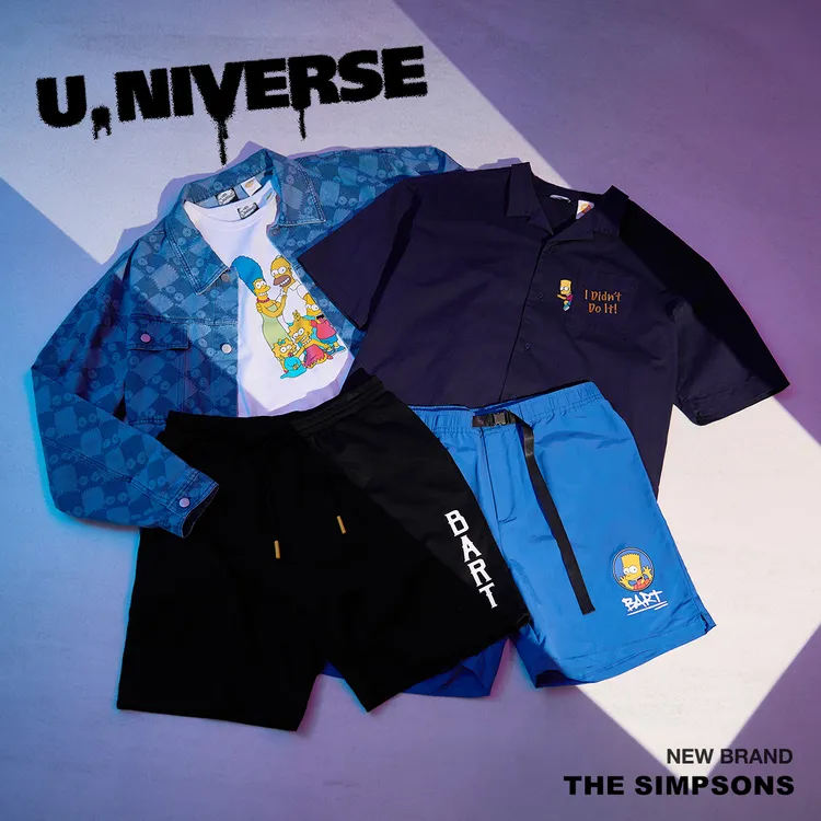 荷馬一家人登上了短T、襯衫等超人氣單品。品牌提供