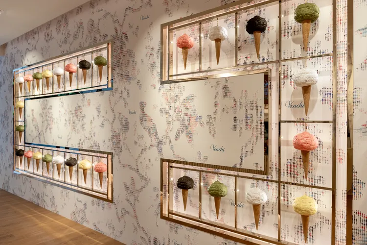 店內擁有繽紛夢幻的Gelato打卡牆。品牌提供
