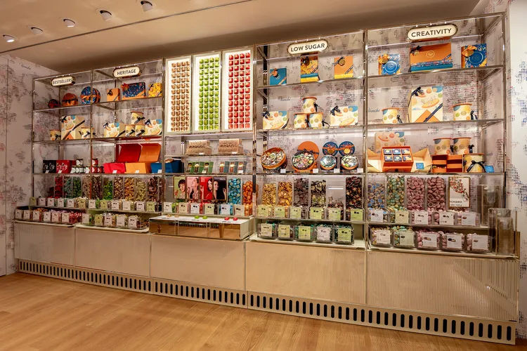 經典的Pick & Mix巧克力自選區。品牌提供