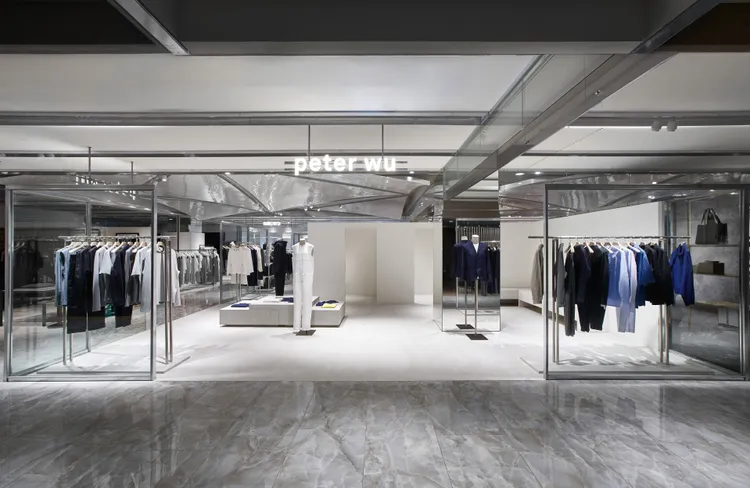 peter wu台中概念店延續一貫的中性極簡風格。品牌提供