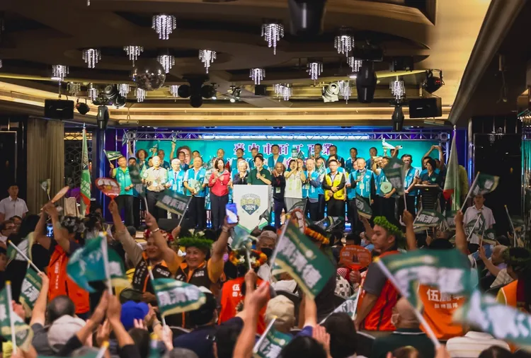 後援會現場超過2000位支持者接共襄盛舉。賴清德競辦提供