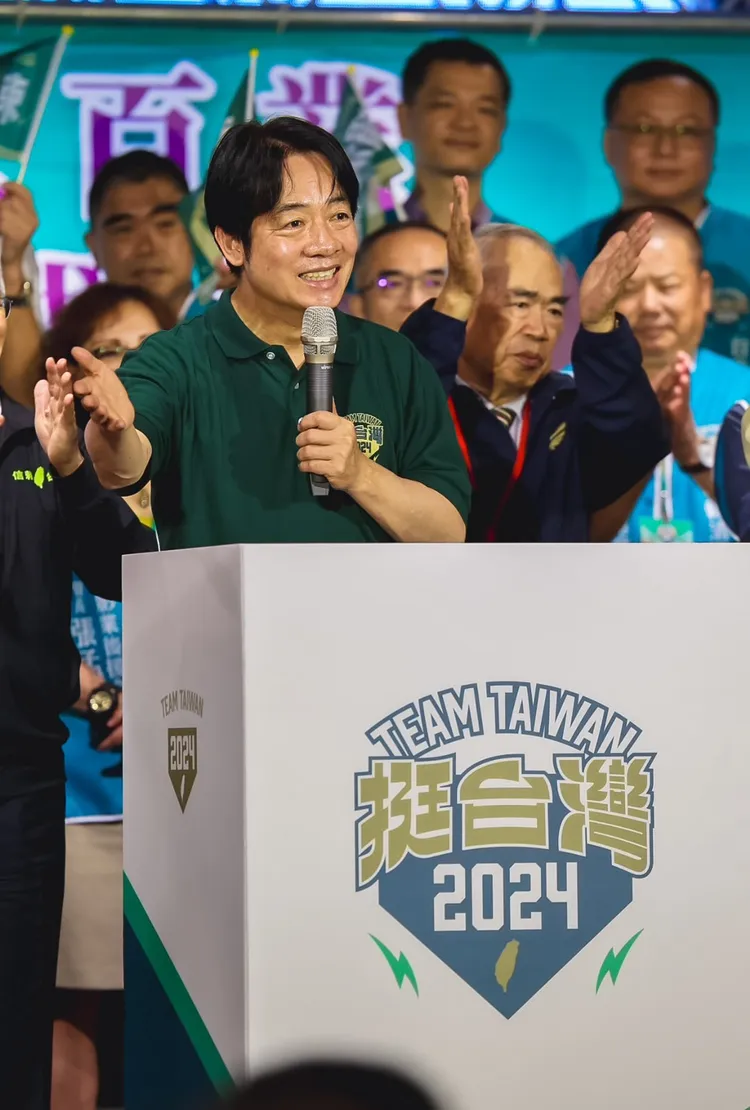 賴清德致詞。賴清德競辦提供