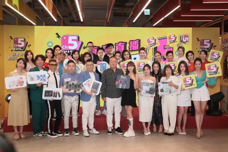 眾星雲集力挺東森直播。攝影中心攝