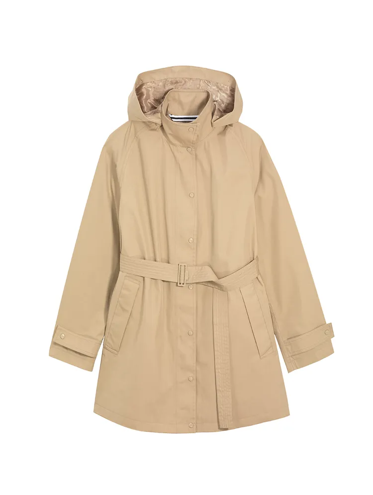 時尚防水透氣風衣，1萬2800元。品牌提供