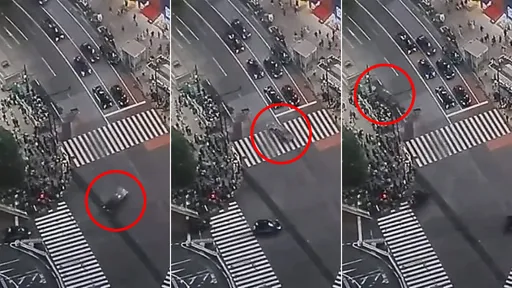 澀谷車站前「轎車大迴轉撞人群」　影片曝光！已知8人受傷