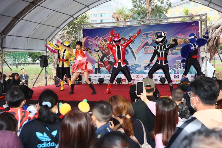 熱血音樂派對邀請深受小朋友喜愛的日本動漫角色。彭欣偉攝