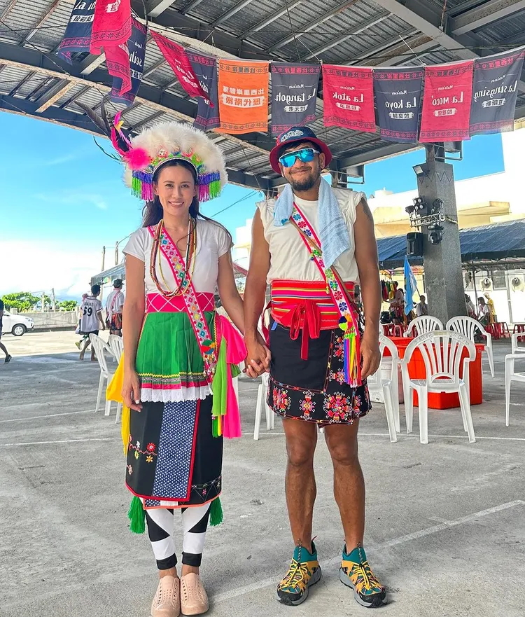 張震嶽與老婆小涵。翻攝張震嶽IG