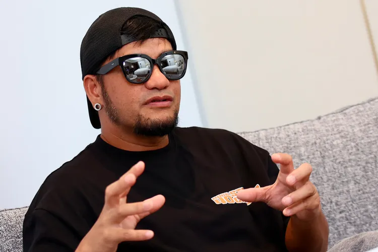 張震嶽談大陸、台灣選秀節目不同之處。彭欣偉攝