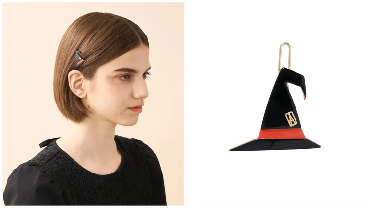 巫婆帽豆扣夾，2400元。品牌提供