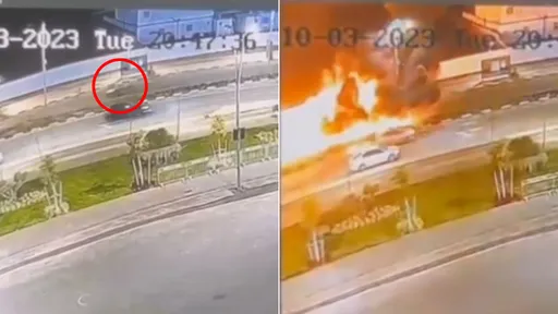 驚悚影片|機車行進間「驚天大爆炸」 騎士慘死竟是江湖暗殺令