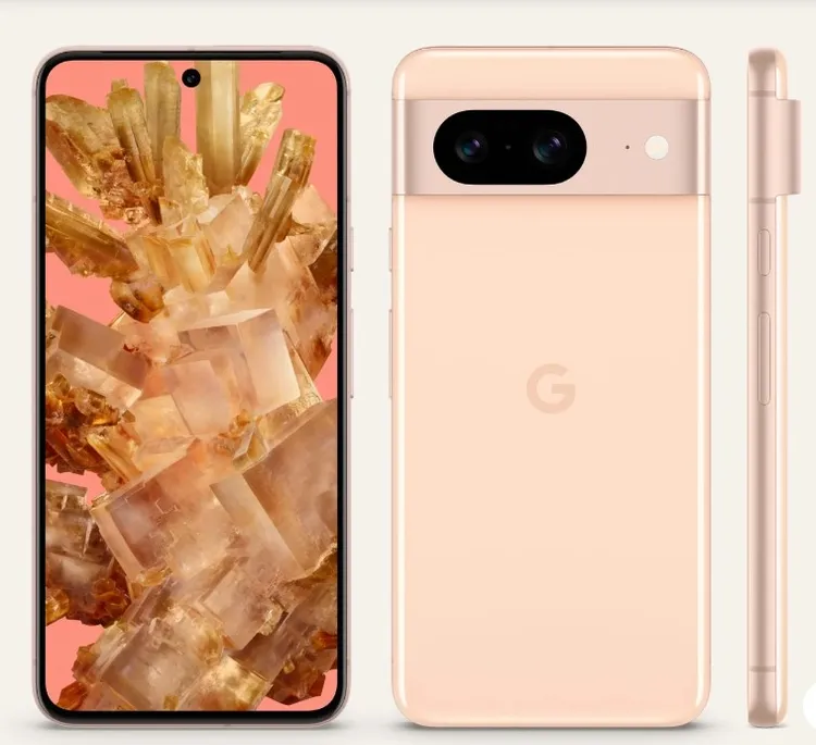 Pixel 8玫瑰粉色。翻攝官網