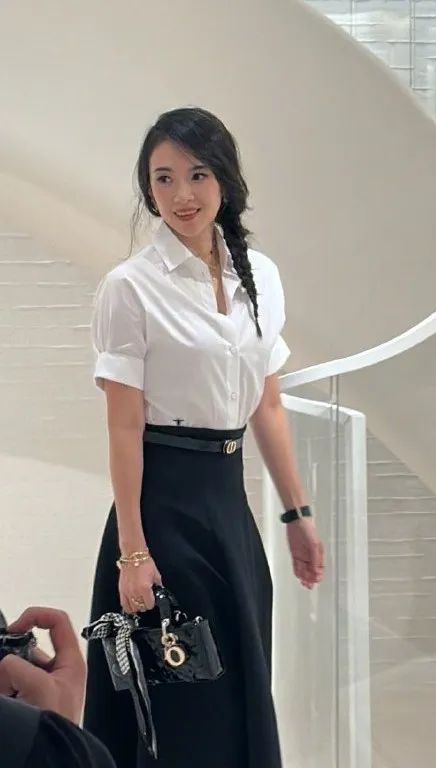 章子怡神采奕奕現身。翻攝Real皮皮王微博