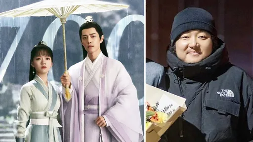 《玉骨遥》任敏才与顶流肖战谈情!恋情曝光与新戏导演手牵手散步