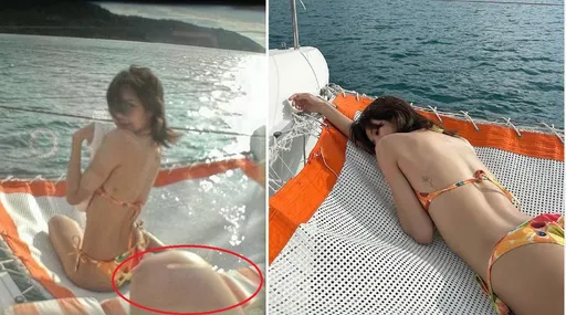 Lisa穿比基尼遊艇度假美色無邊!掌鏡者露「神祕大腿」網猜偷放閃