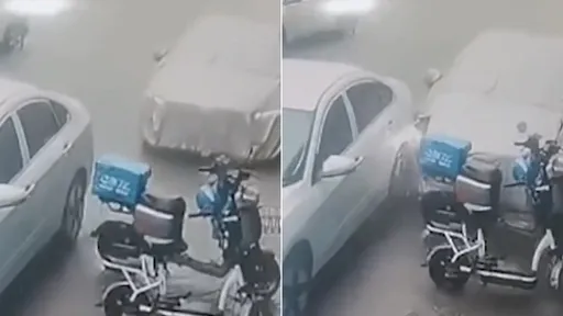 奇葩！怕愛車淋雨不掀車罩　三寶女「盲駛」立即撞車