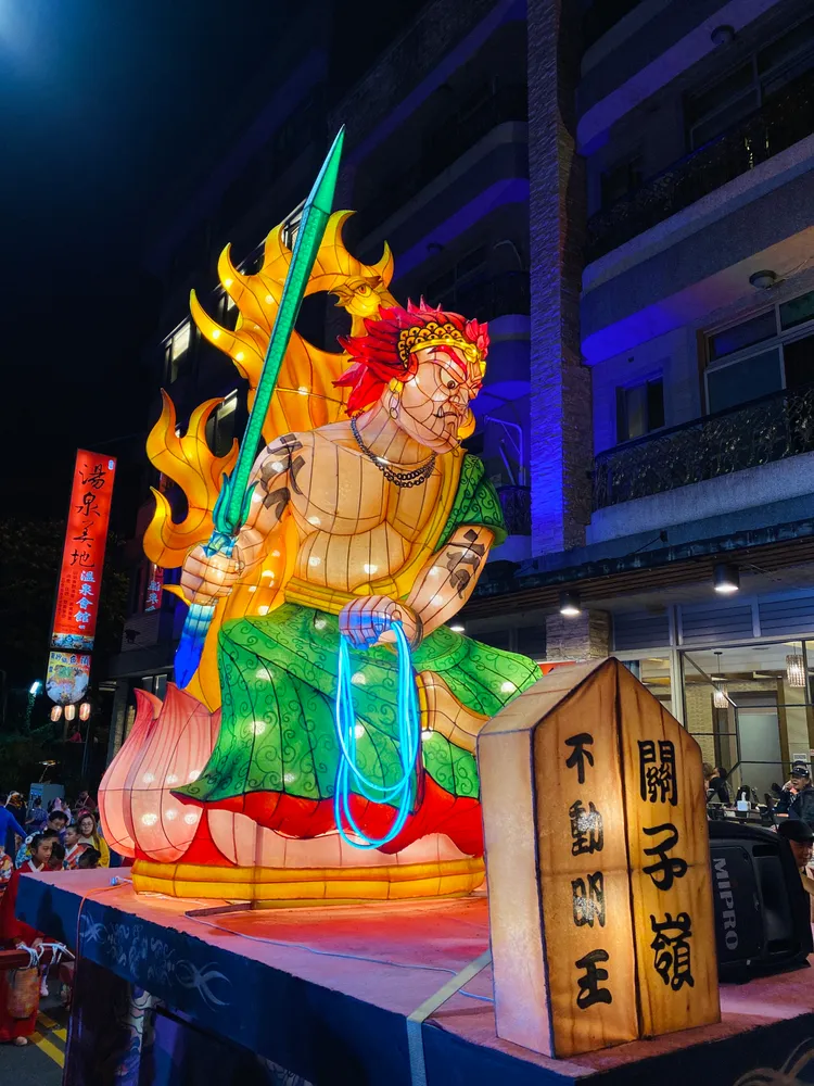 不動明王山車。王志弘攝