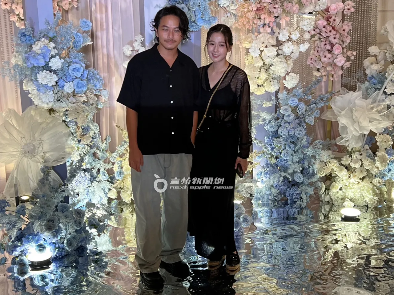 楊銘威和老婆方志友也到場祝福。特勤中心攝
