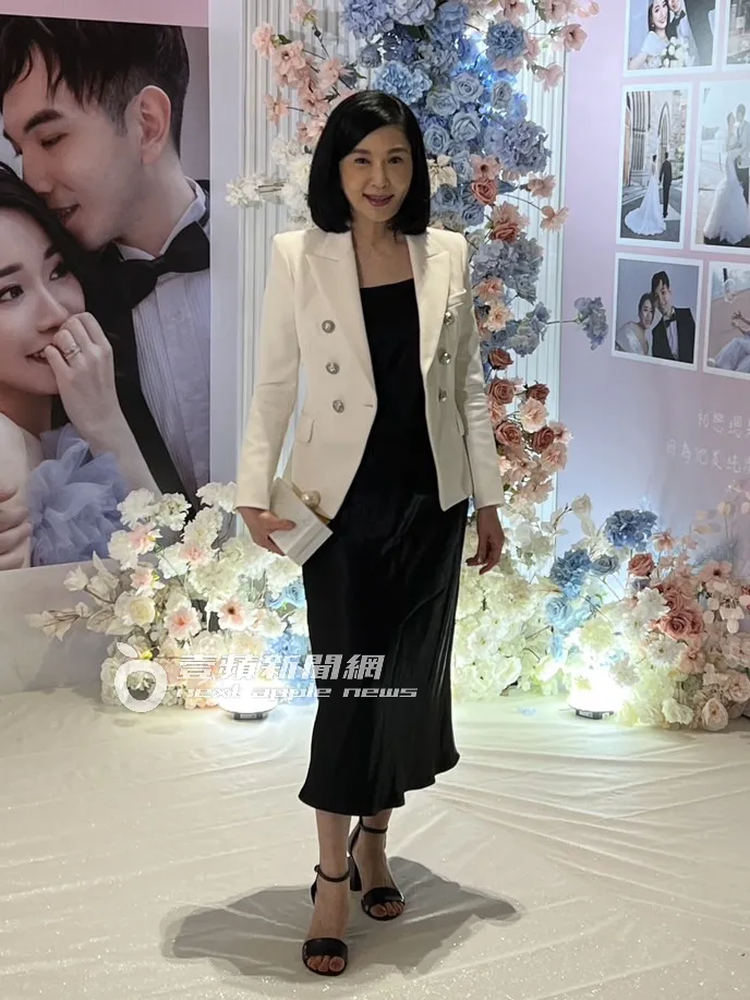 張玉嬿也到場祝福。特勤中心攝