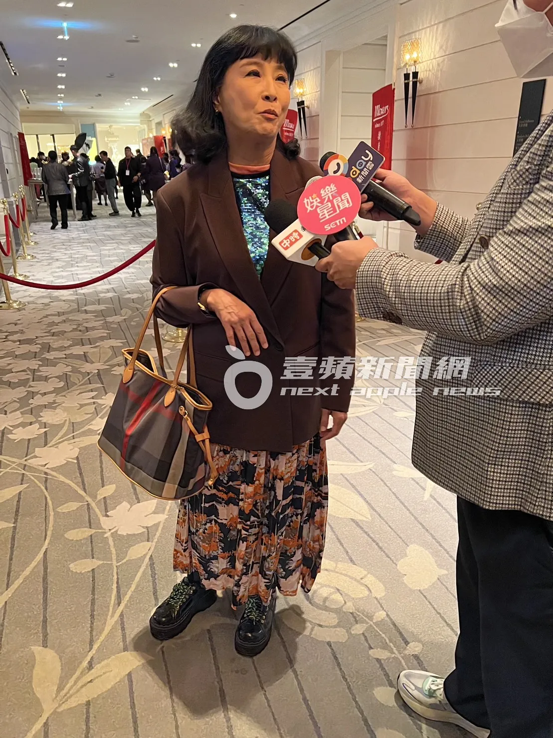 許久不見的馬妞也出席喜宴祝賀。特勤中心攝