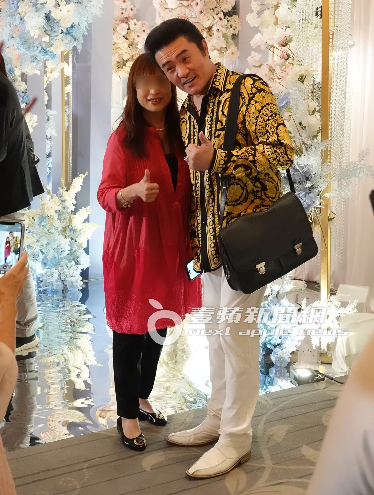 李㼈獨自現身會場,與張晨光賀喜後便先行離開。特勤中心攝