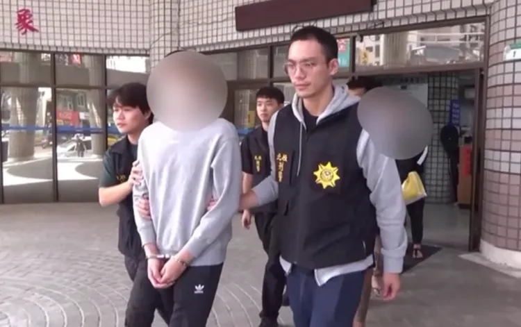 警方循線將許男等人拘提到案。翻攝畫面