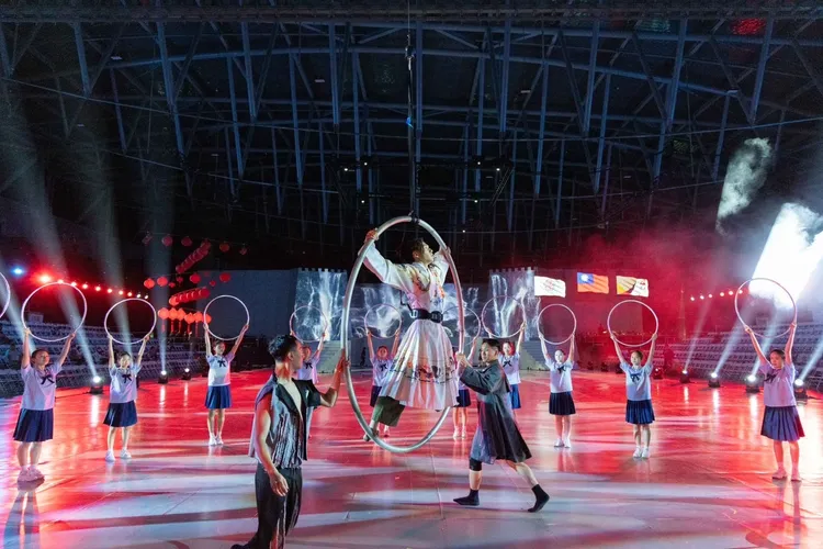 彩排畫面。市府提供