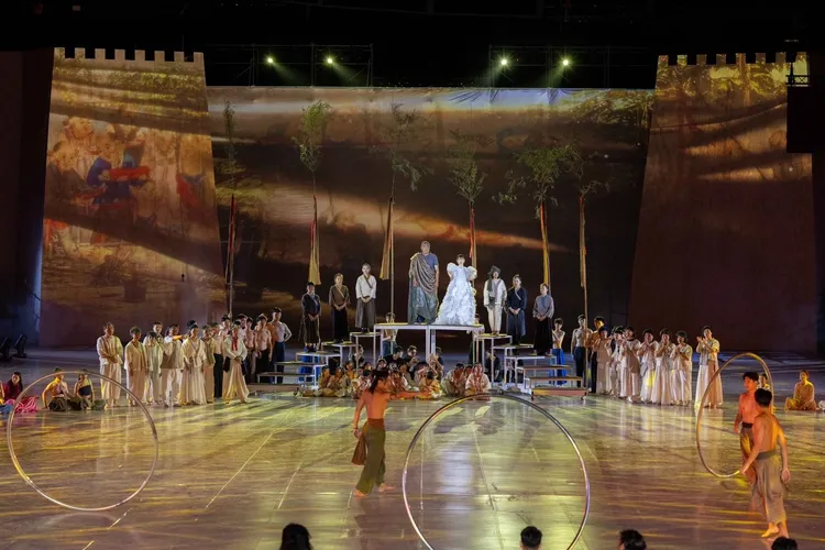 彩排畫面。市府提供