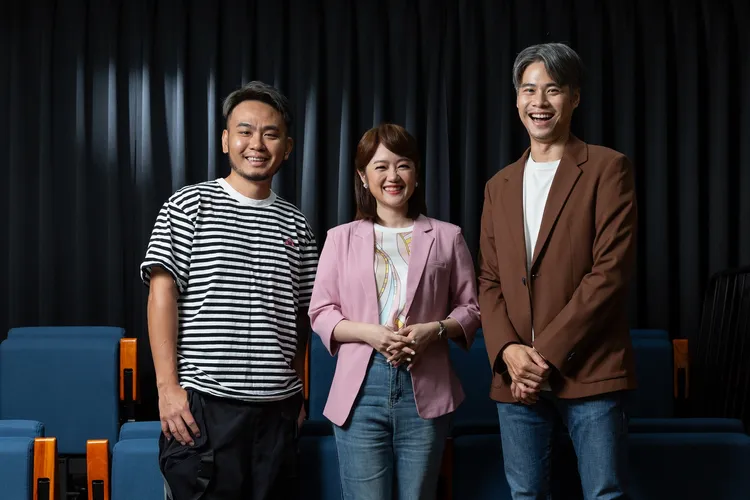 楊大正接受節目《藝術正發聲》訪問。鏡新聞提供