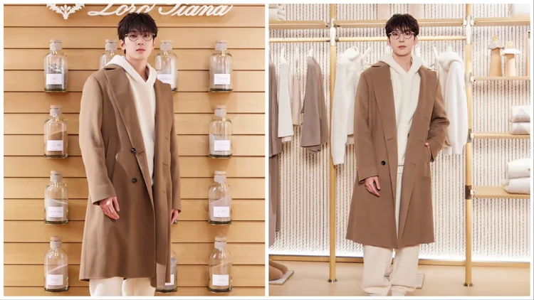 圓佑再度呈現禁慾感的眼鏡造型。品牌提供