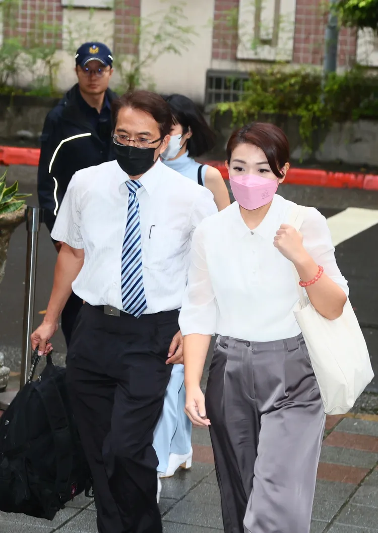 高虹安今天下午出庭。彭欣偉攝