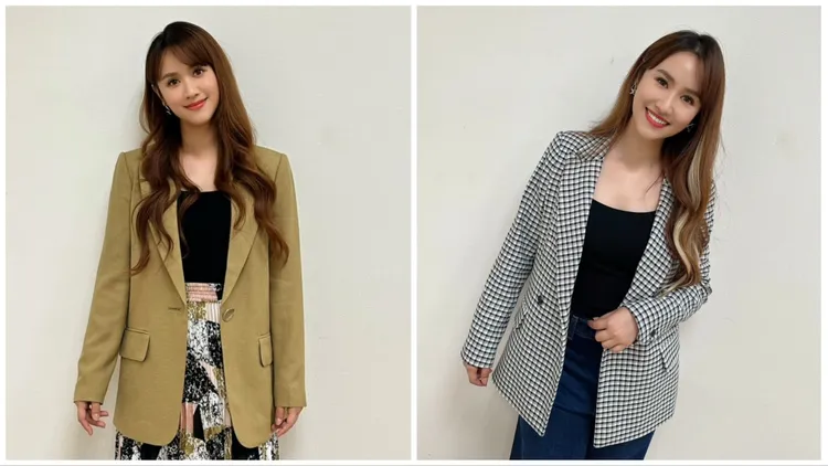 吳珊儒換上2套風格截然不同的造型。品牌提供