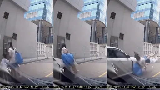 車來了！媽媽急轉身「屁屁護子女」　母子3人橫越馬路被撞飛