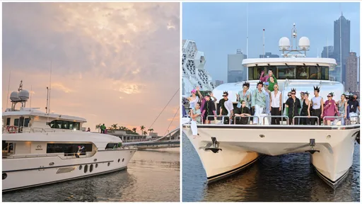 #DAMUR出動2億元遊艇 高雄辦奢華海上時裝秀