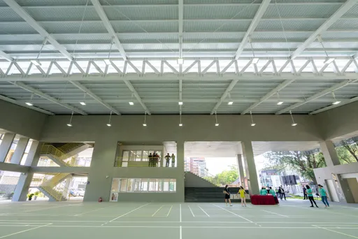 竹市竹莲国小多功能活动中心启用 兼具运动、艺术、人文多功能的魔术大空间