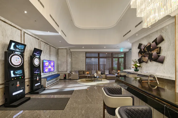 「美廳苑」公設比照豪宅等級規劃，打造區段地標建築。城揚建設集團提供