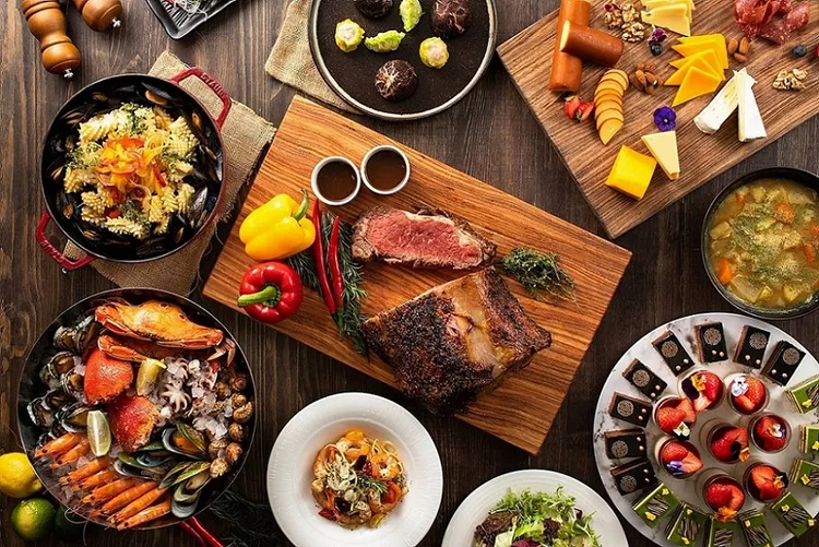 新板希爾頓悅市集自助餐。業者提供