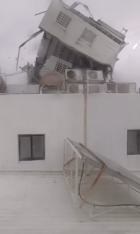 開始不穩。翻攝自「恆春半島公共事務討論社團」