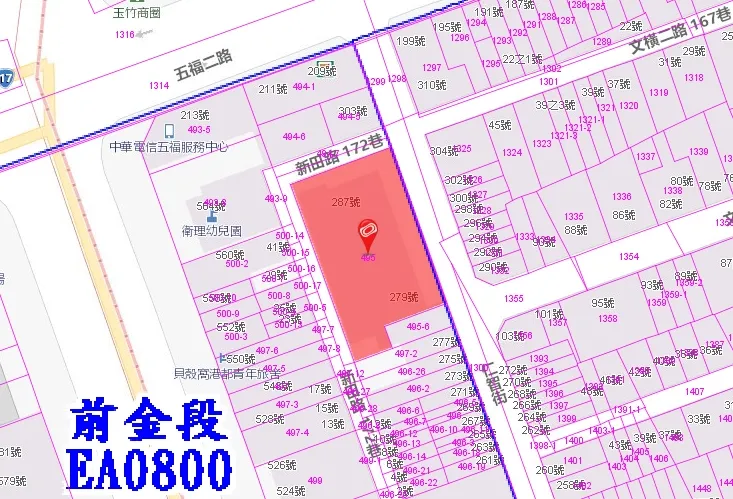 土地位置在新堀江核心。