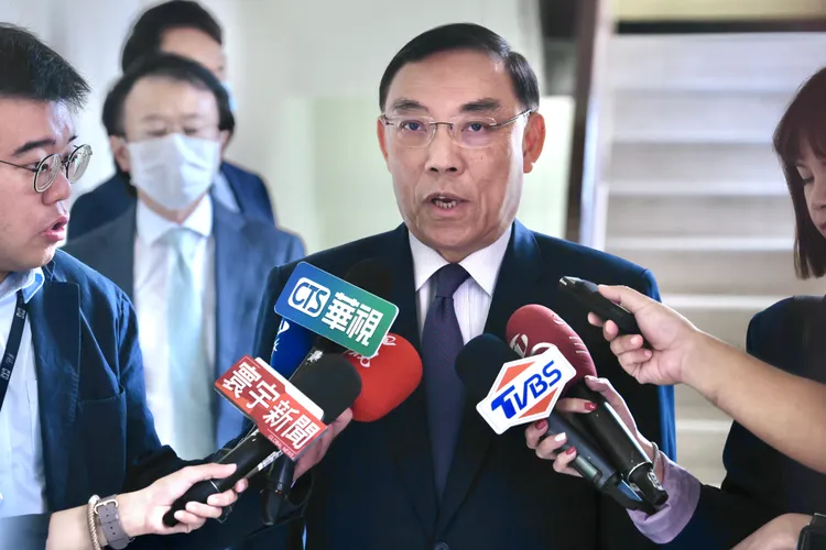 蔡清祥今天赴立院司法及法制委員會備詢。林林攝