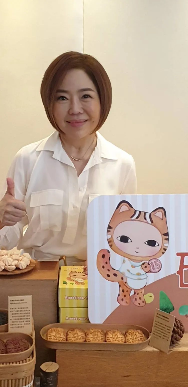 于美人透露曾經1天要跑20個以上行程，每天至少走上萬步。張瑞振攝