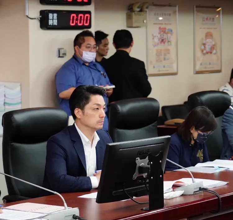 蔣萬安今拜會無黨籍議員說明市府重大政策。北市府提供