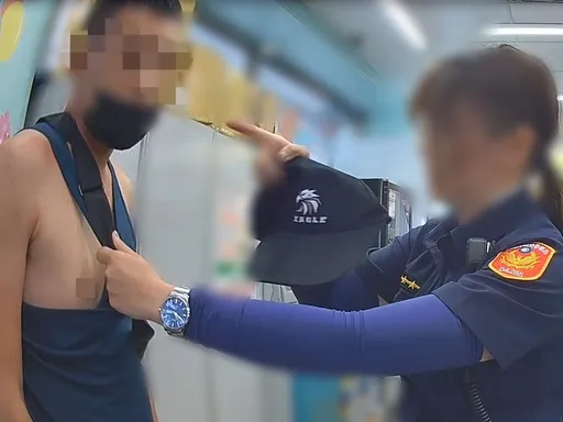 男子超商領錢這原因被警盤查　心虛推開女警落跑反被當場制伏