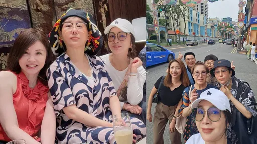 陳美鳳藍心湄嗨玩新加坡 何如芸拉小情人作陪