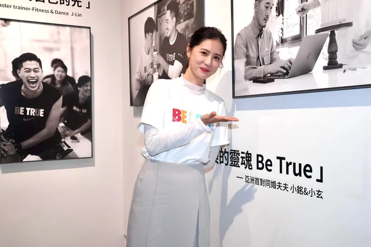 林予晞希望自己的作品主角可以呈現輕鬆狀態。彭欣偉攝