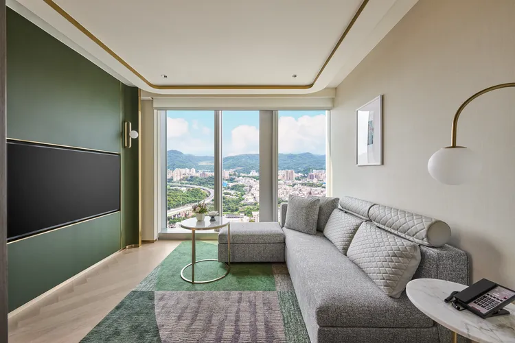 台北漢來大飯店豪華套房。漢來提供