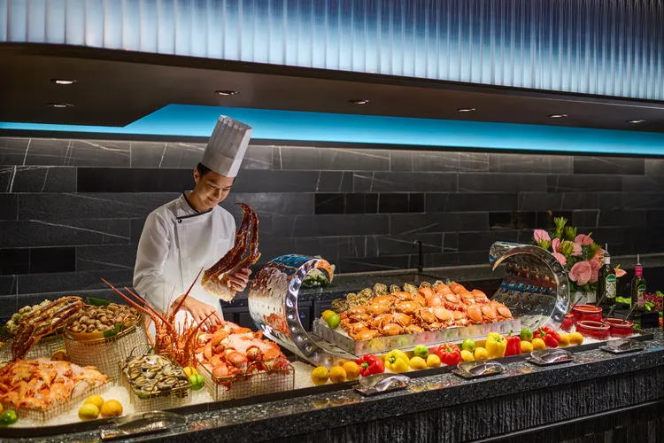 台北漢來大飯店島語自助餐廳。漢來提供